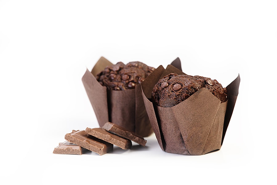 Muffin cioco premium 90 g (cu gem)
